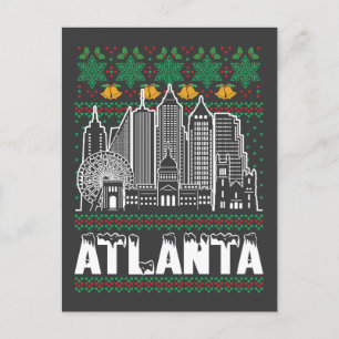 Atlanta Georgia Ugly Christmas Postcard