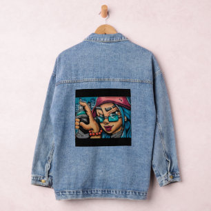 Atlanta Girl Graffiti Denim Jacket