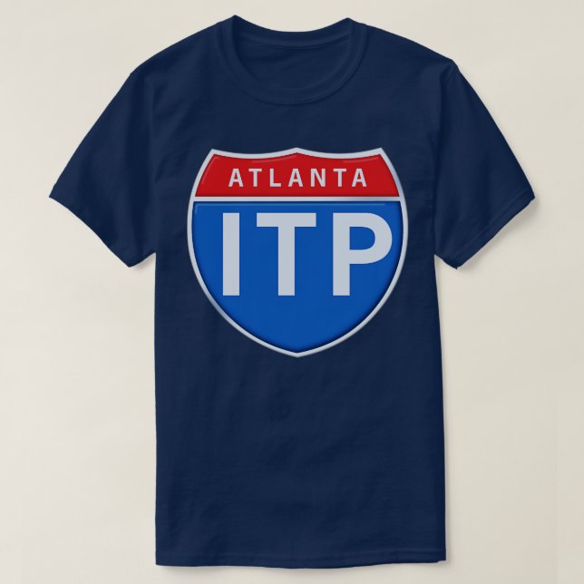 Atlanta Inside The Perimeter Road Sign TShirt (Design Front)