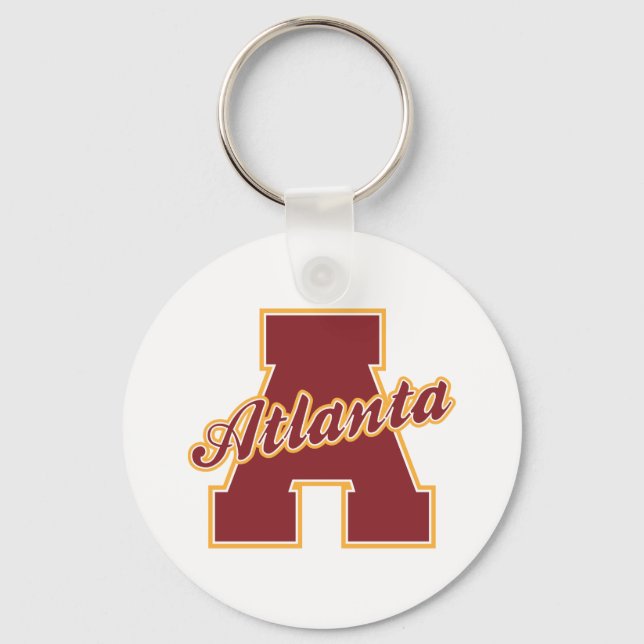 Atlanta Letter Key Ring (Front)
