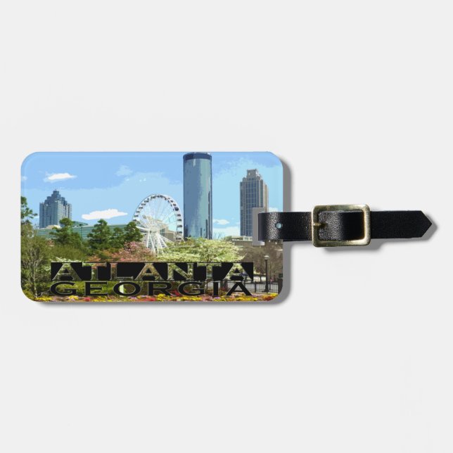 Atlanta Luggage Tag (Front Horizontal)