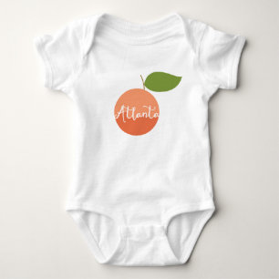 Atlanta Peach baby Bodysuit