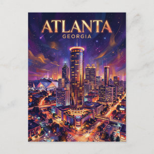 Atlanta Peachtree Plaza USA Postcard
