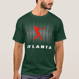 Atlanta Retro Baseball Player I Love Atlanta Men W T-Shirt