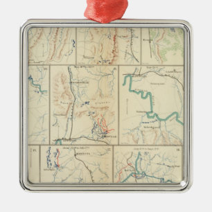 Atlanta-Savannah march Metal Ornament