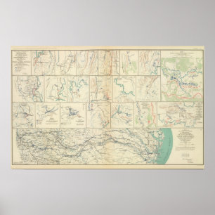 Atlanta-Savannah march Poster