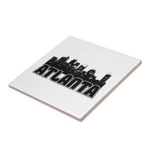Atlanta Skyline Ceramic Tile