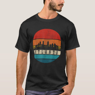 Atlanta Skyline Georgia Vintage USA America Souven T-Shirt