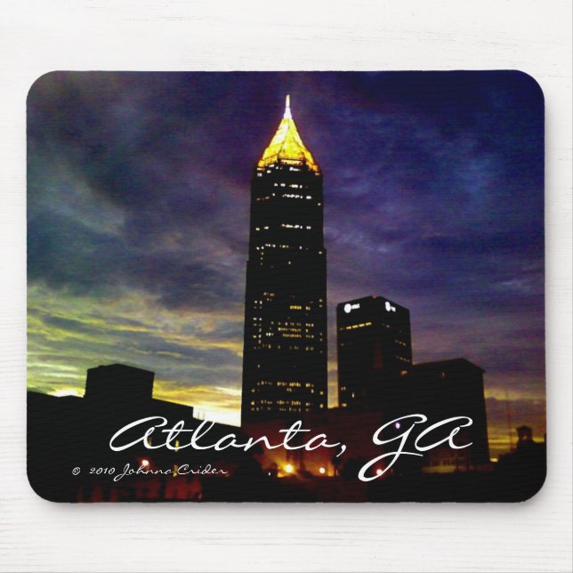 Atlanta Skyline Mouse Pad (Front)