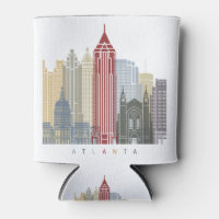 Atlanta skyline poster