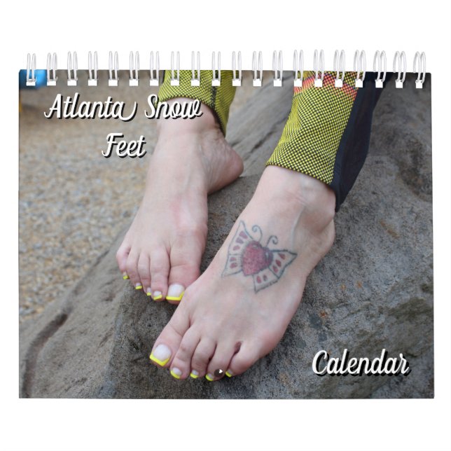 "Atlanta Snow" Feet Calendar (Cover)