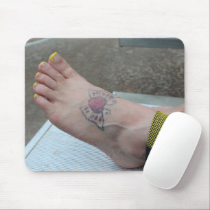 "Atlanta Snow" Feet Mousepad