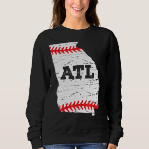 Atlanta Softall Map Atlanta Softball Mum Dad Sweatshirt