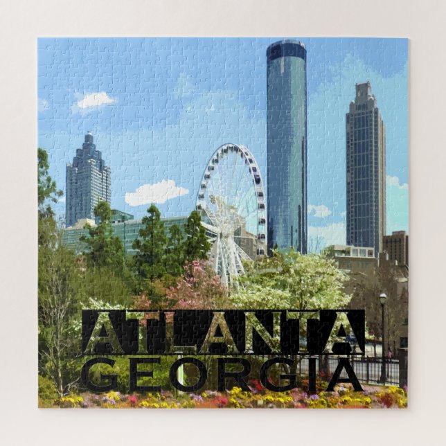 Atlanta Square Puzzle (Vertical)