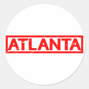 Atlanta Stamp Classic Round Sticker