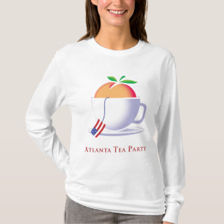 Atlanta Tea Party Logo with Peach T-Shirt