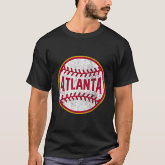 Atlanta Tee Vintage Baseball Throwback Retro