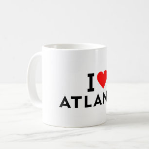 Atlanta United States America USA love city heart Coffee Mug