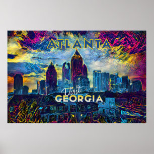 Atlanta, Visit Georgia... Poster