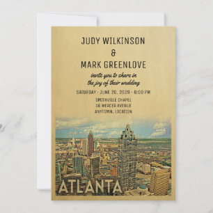Atlanta Wedding Invitation Georgia
