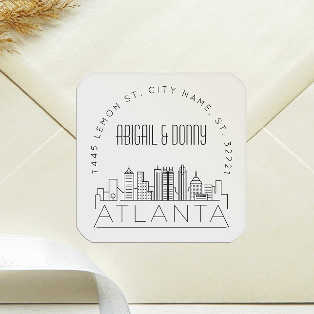 Atlanta Wedding | Pre-Addressed Envelope Seal (Creator Uploaded)