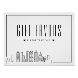 Atlanta Wedding   Your Text Wedding Poster