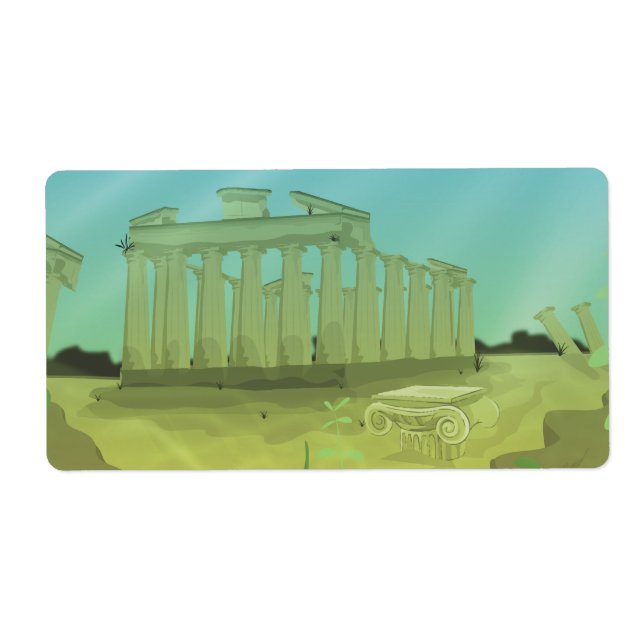 Atlantas cartoon landscape (Front)