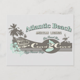 Atlantic Beach Travel North Carolina Postcard