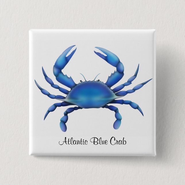 Atlantic Blue Crab Pin (Front)