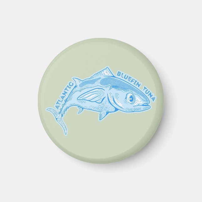 Atlantic bluefin tuna magnet (Front)