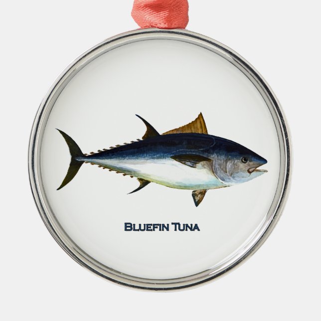 Atlantic Bluefin Tuna Ornament (Front)