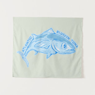Atlantic bluefin tuna tapestry