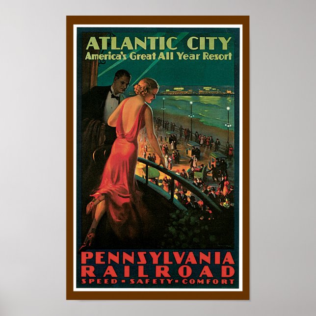Atlantic City ~ All Year Resort Poster (Front)