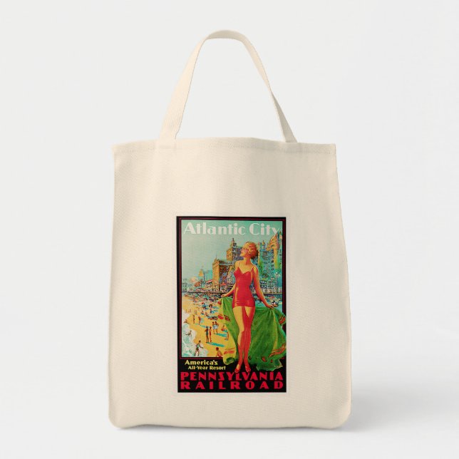 Atlantic City ~ America's All Year Playground Tote Bag (Front)