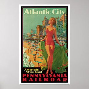 Atlantic City - America's All Year Resort Poster