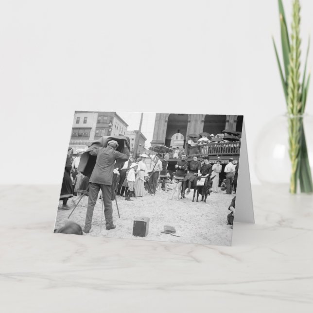 Atlantic City Beach, 1890s Card (Front)