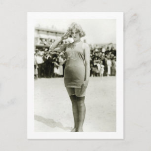 Atlantic City Beauty, early 1900s Postcard