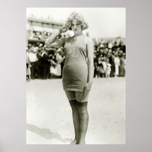 Atlantic City Beauty, early 1900s Poster (Front)