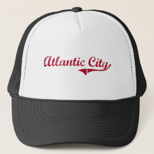 Atlantic City New Jersey Classic Design Trucker Hat