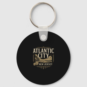 Atlantic City New Jersey Vacation Casino Gaming Ga Key Ring