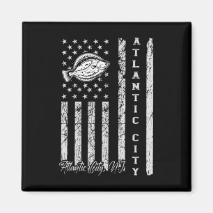 Atlantic City Nj For Fluke Fishing Fishermen  Magnet