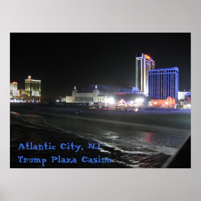 Atlantic City, NJ ~ Trump Plaza Casino Poster (Front)