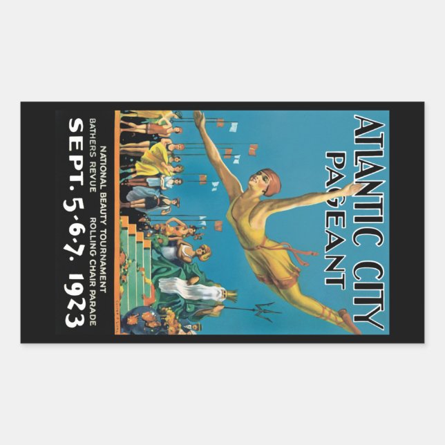 Atlantic City Pageant Rectangular Sticker (Front)