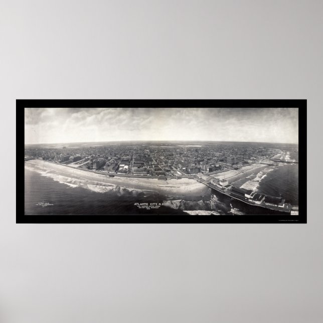 Atlantic City Photo 1909 Poster (Front)