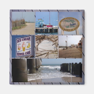 Atlantic City - Photo Collage Magnet