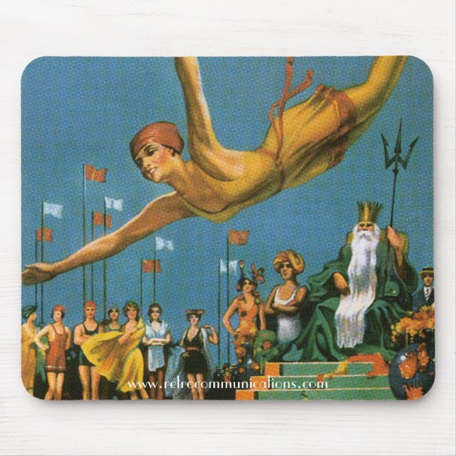 Atlantic City Poster Mousepad (Front)