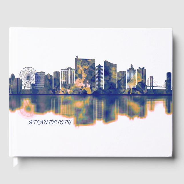 Atlantic City Skyline Guest Book (Front)