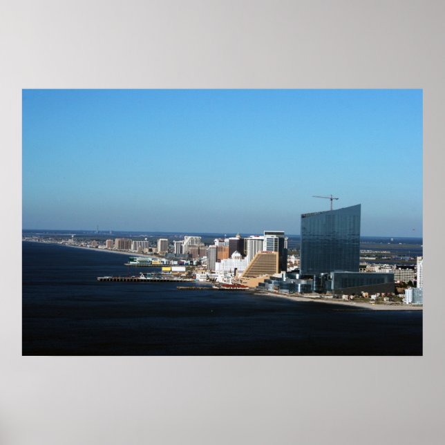 Atlantic City Skyline Poster (Front)
