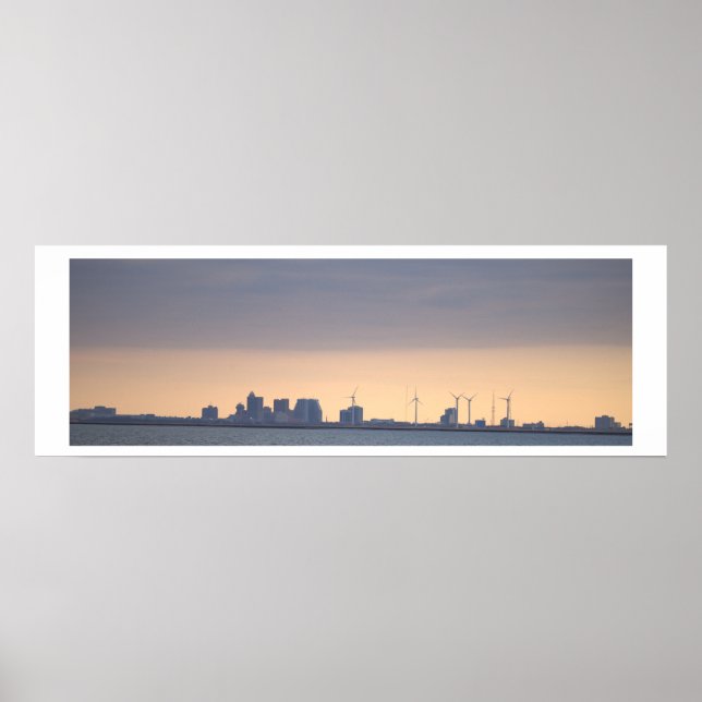 Atlantic City Sunset Photo Poster (Front)