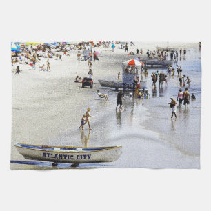 Atlantic City Tea Towel